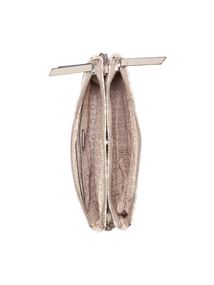 Tidewood Mini Double Zip Crossbody Bag - Caramel