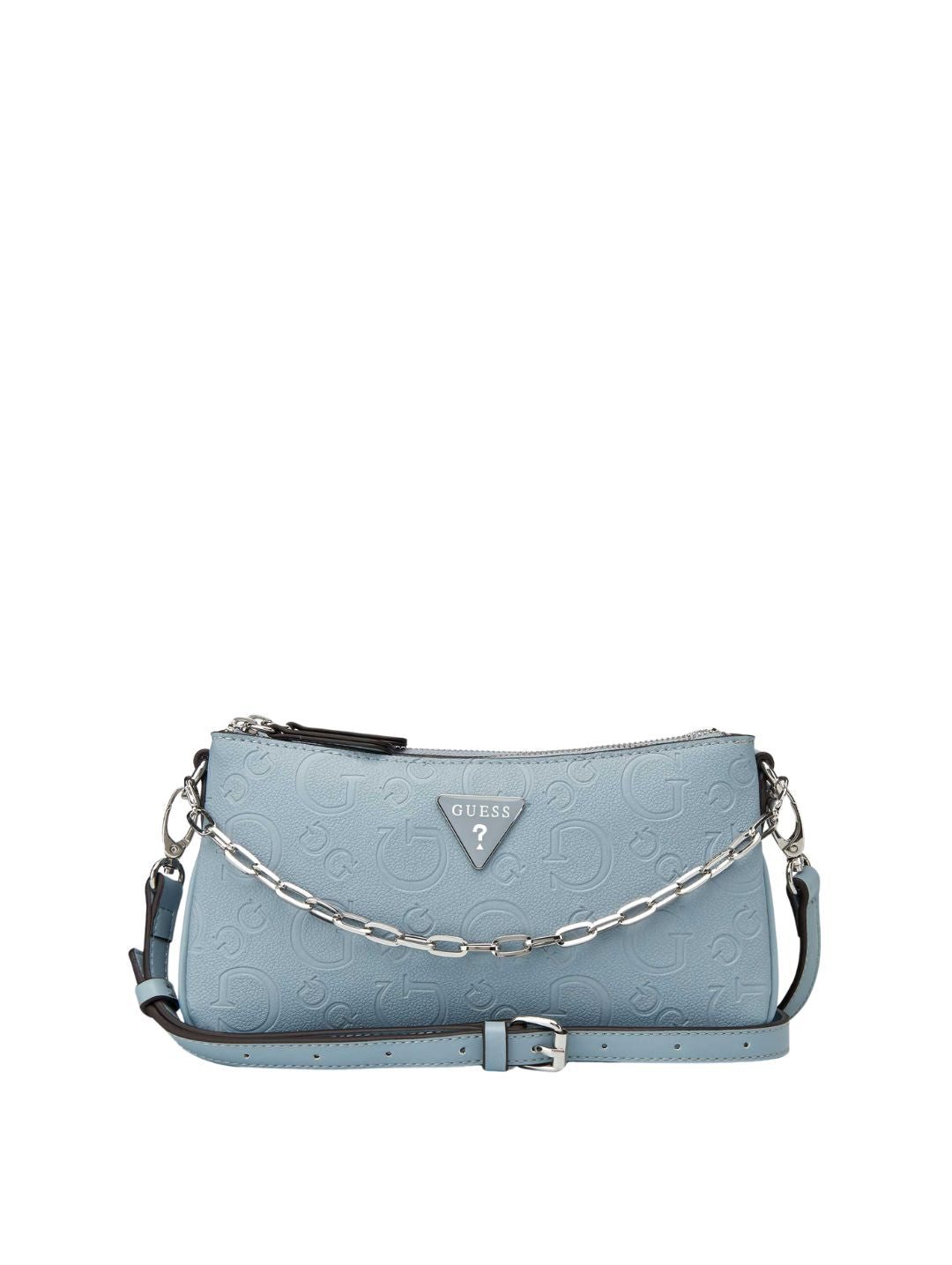 Tyrah Mini Crossbody Top Zip Bag - Light Blue