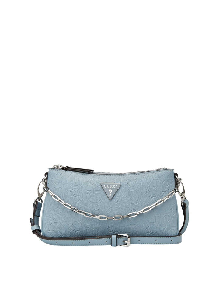 Tyrah Mini Crossbody Top Zip Bag - Light Blue