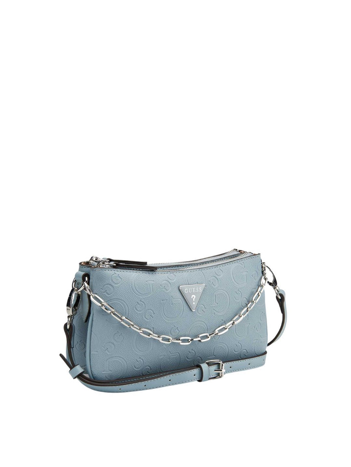 Tyrah Mini Crossbody Top Zip Bag - Light Blue