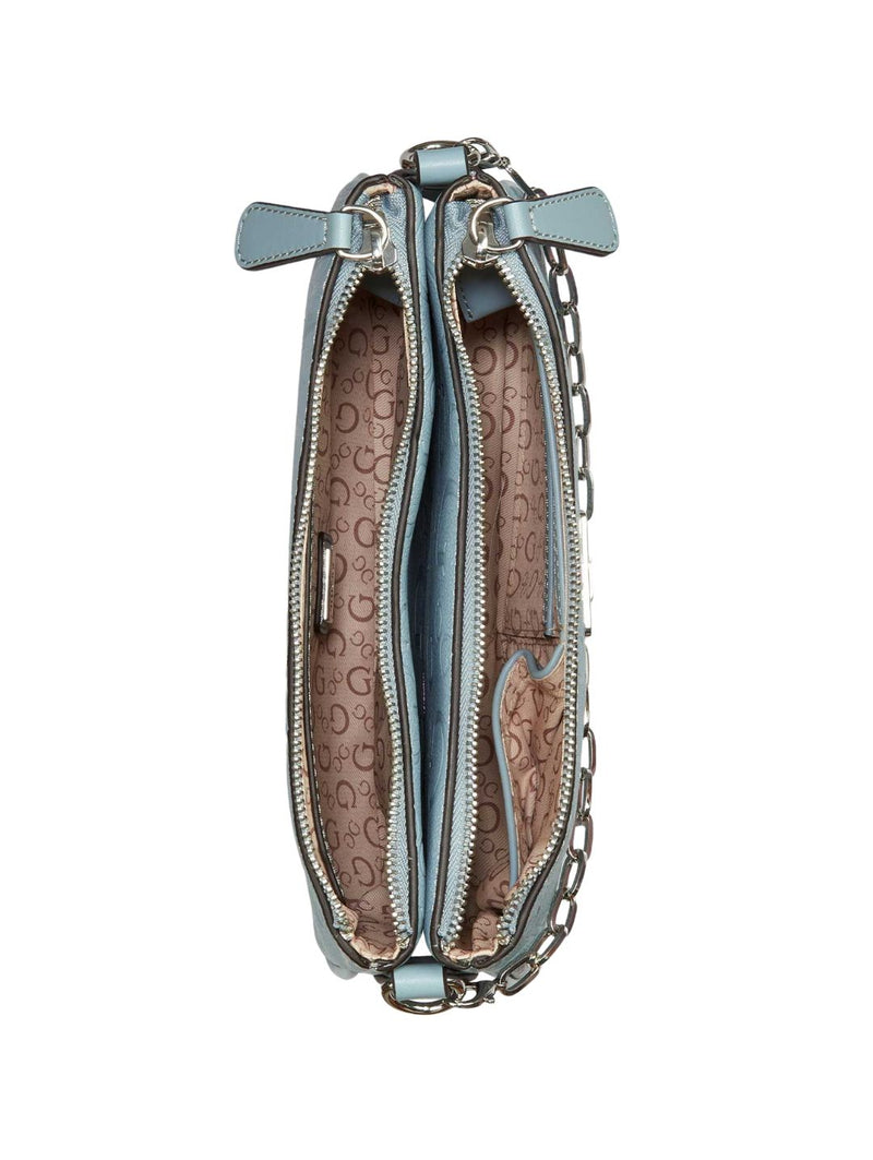 Ladies Tyrah Mini Crossbody Top Zip Bag - Light Blue – Edgars