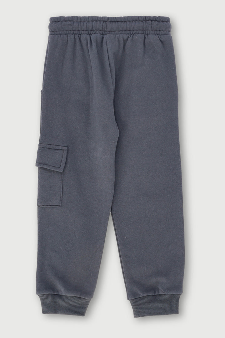 Pre-Boys Mickey Basketball Foil Jogger - Charcoal