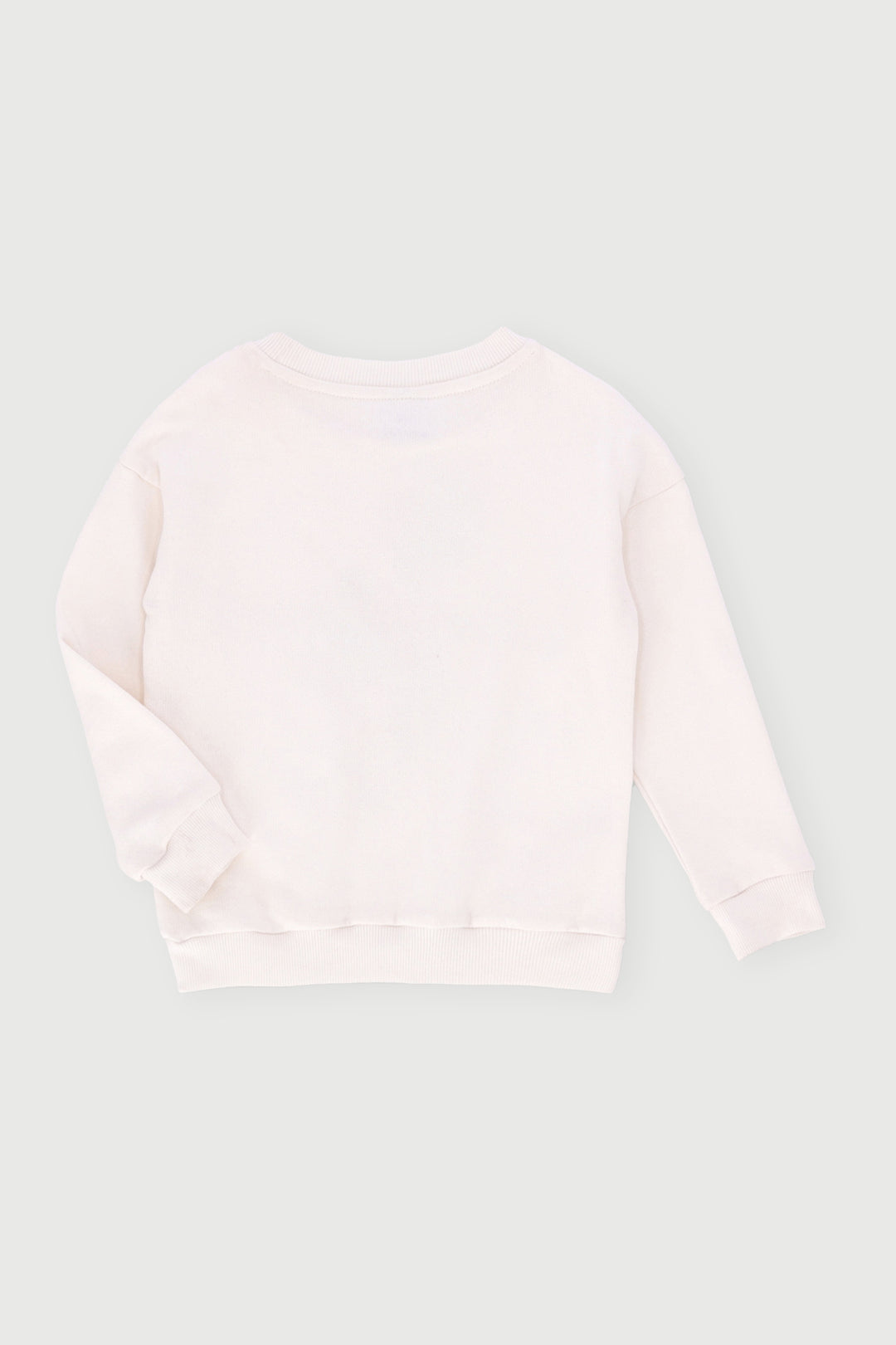 Pre-Boys Mickey Basketball Foil Crew Top - Ecru