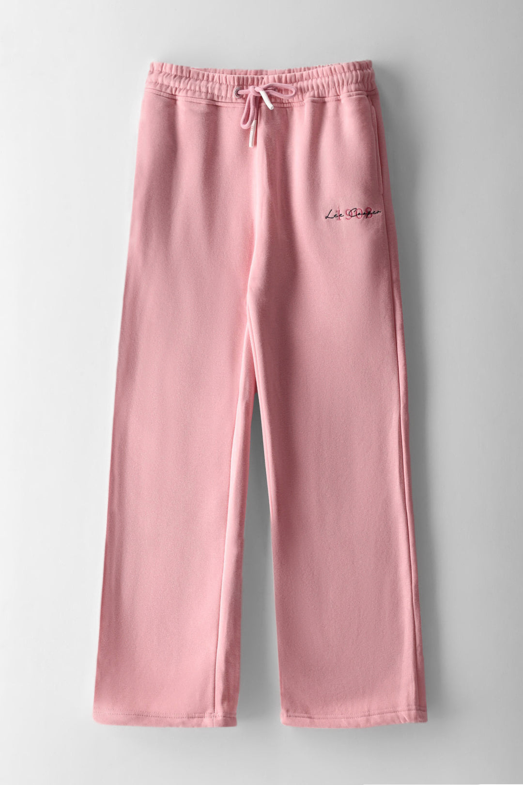 Girls Wide Leg Sweatpants - Pink