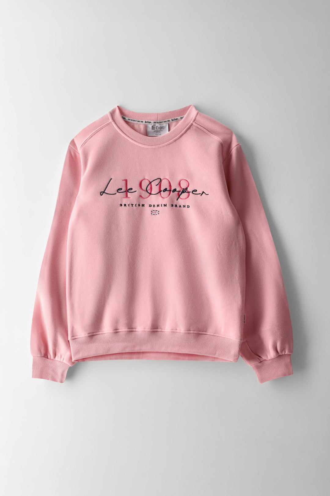 Girls Balloon Sleeve Sweatshirt - Pink