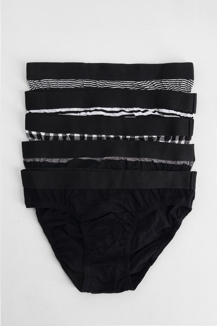 Boys 5 Pack Printed Briefs - Multi