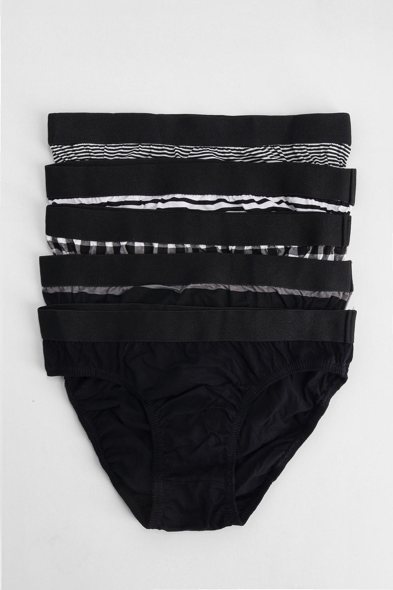 Boys 5 Pack Printed Briefs - Multi