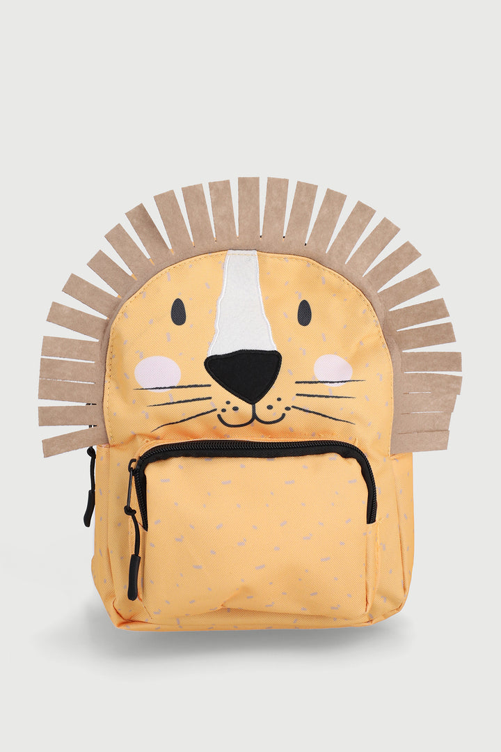Pre-Boys Lion Backpack - Natural