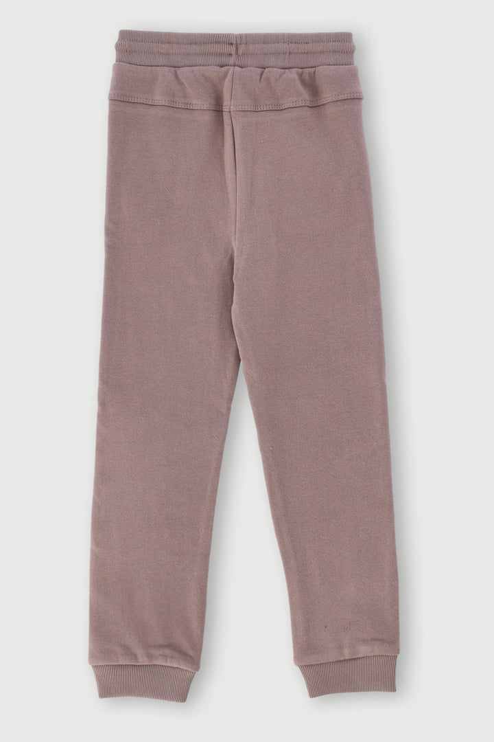 Pre-Boys Dino Fleece Jogger - Taupe