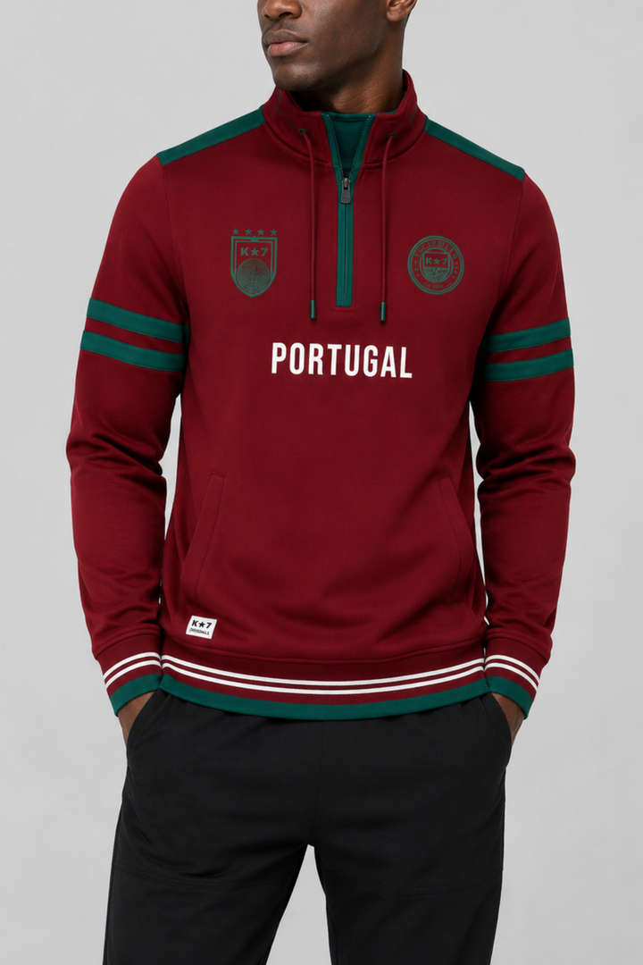 Formation Quarter Zip Tracktop - Maroon
