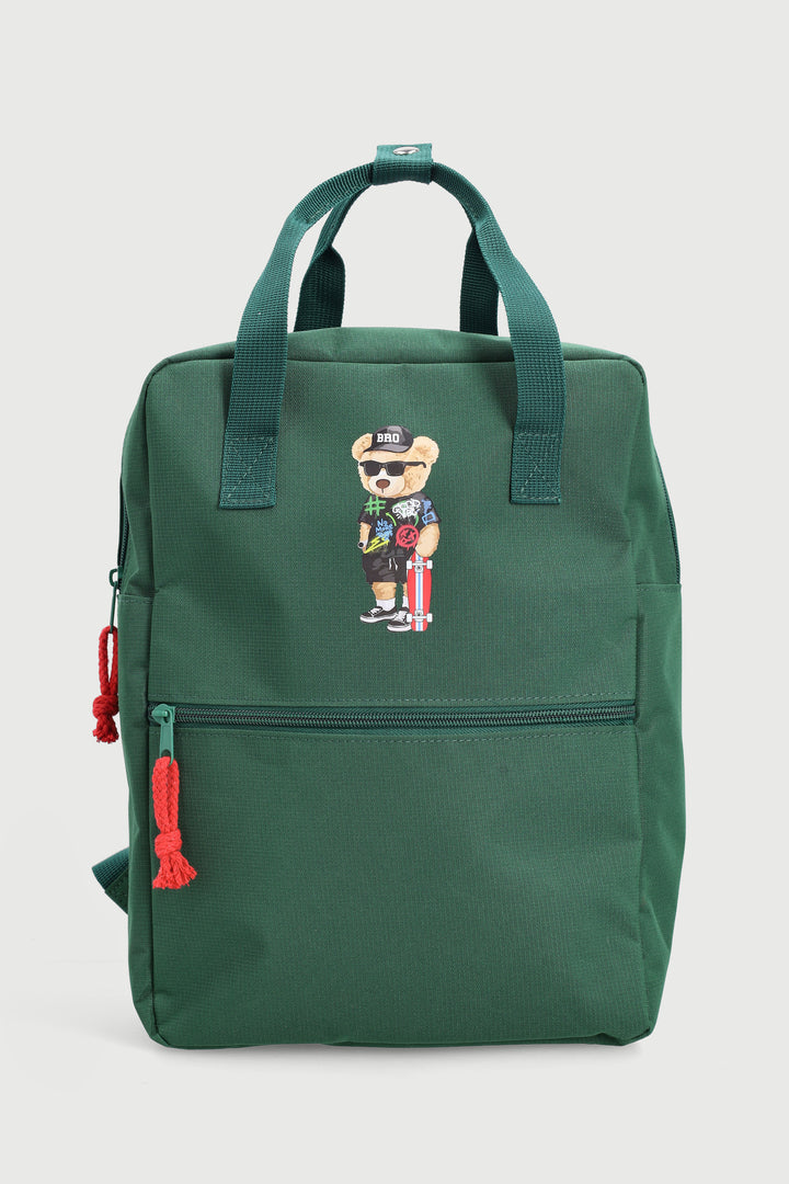 Pre-Boys Teddy Backpack - Green