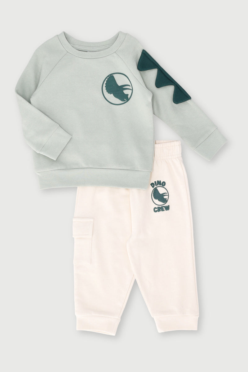 Baby Boys Dino Tracksuit - Green