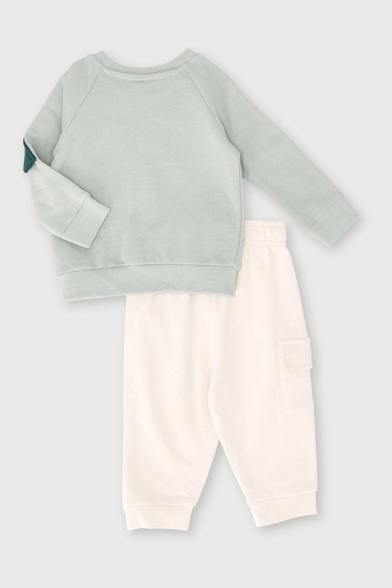 Baby Boys Dino Tracksuit - Green