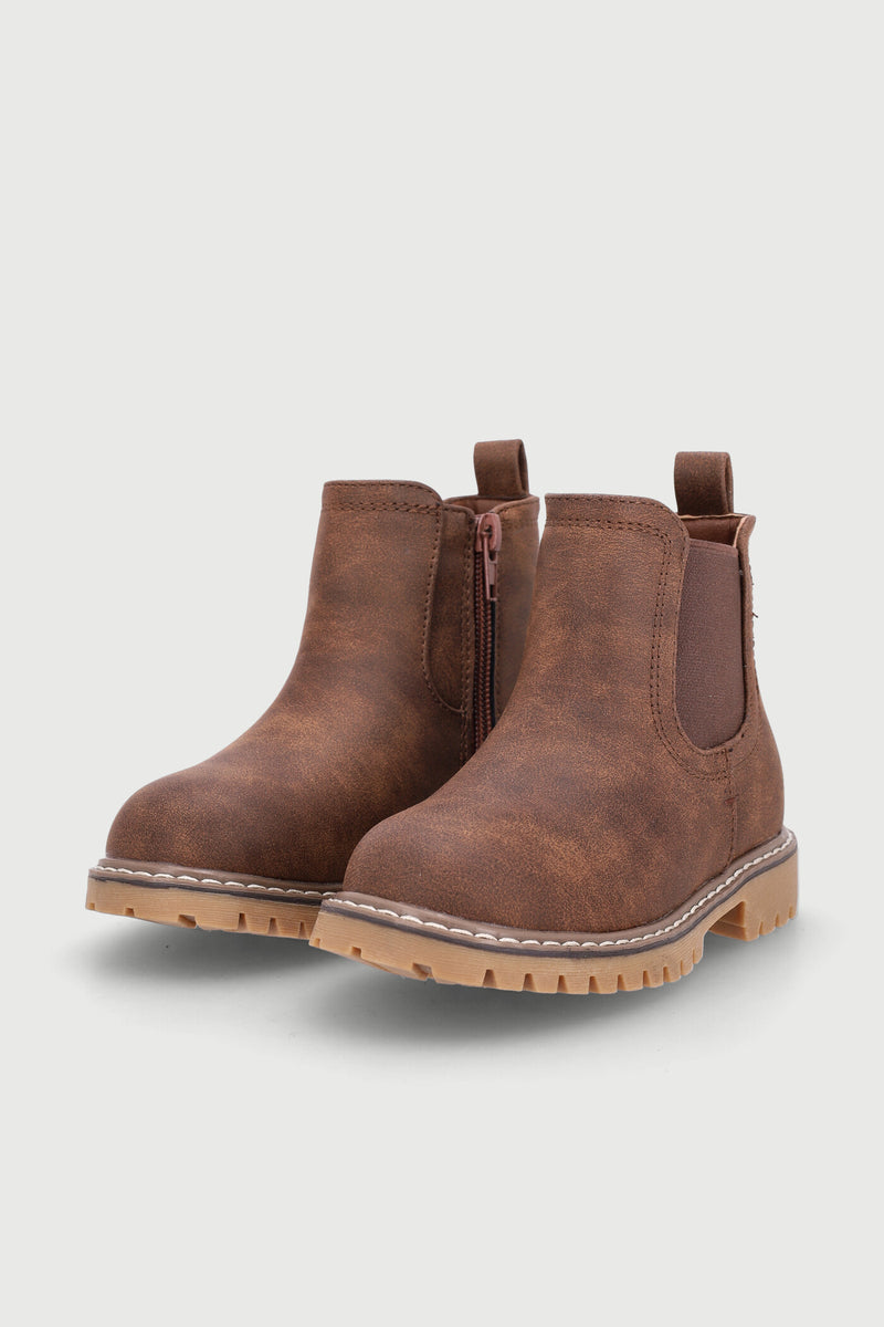 Pre-Boys Chelsea Boot - Brown