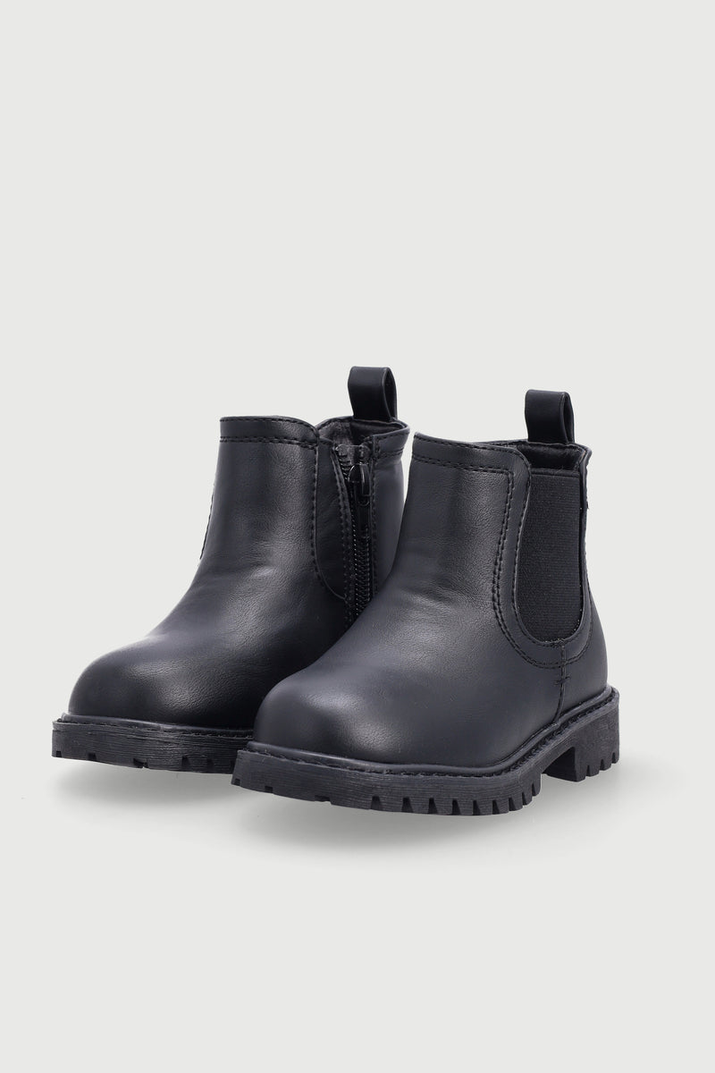 Pre-Boys Chelsea Boot - Black