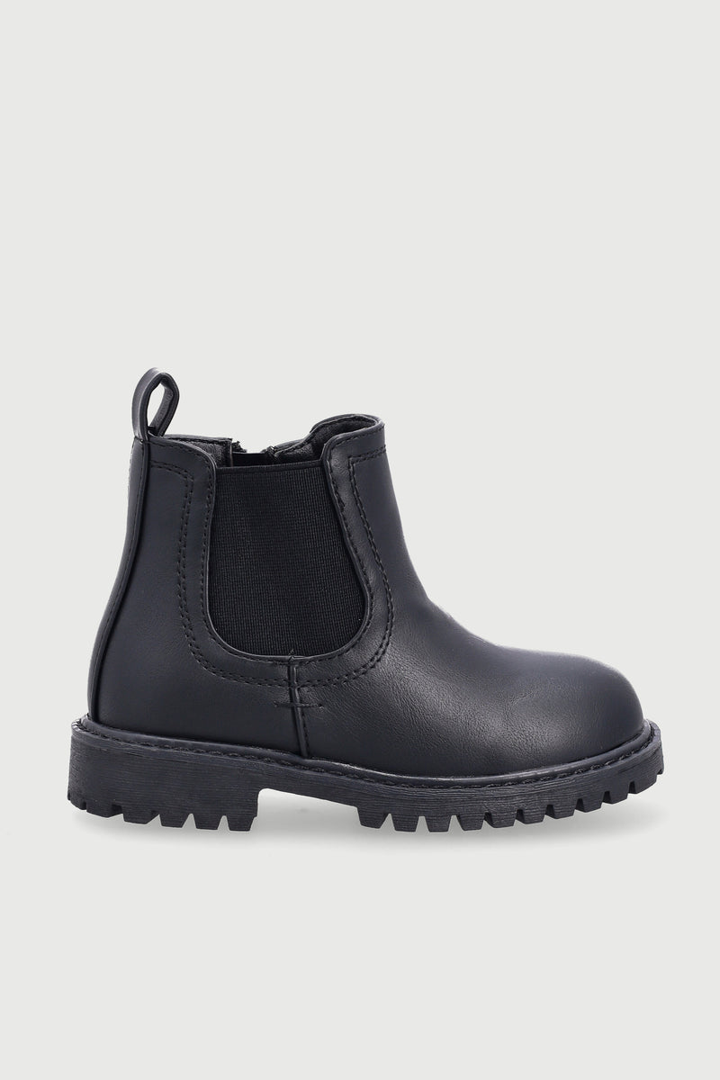 Pre-Boys Chelsea Boot - Black