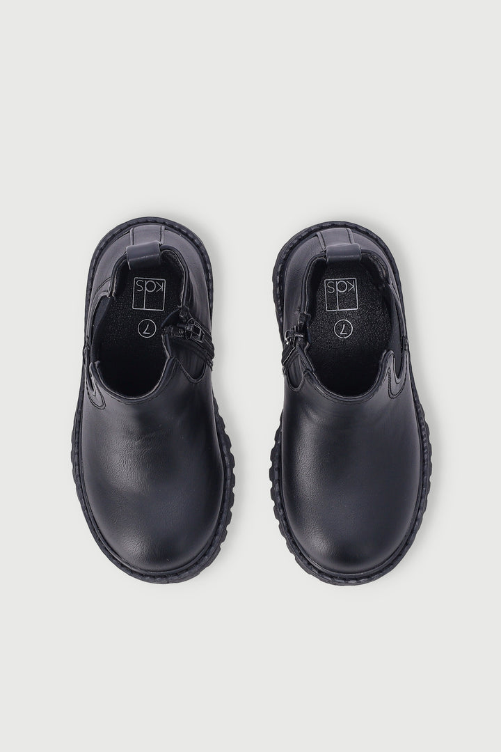 Pre-Boys Chelsea Boot - Black