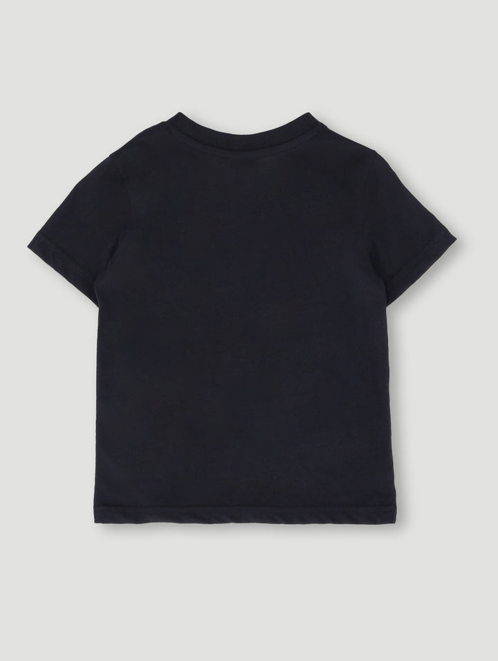 Pre-Boys Plain Cotton Tee - Black