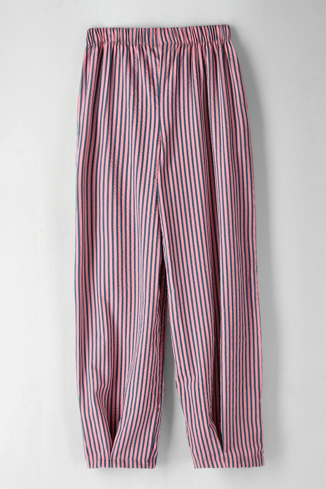 Girls Stripe Barrel Leg Pull On Pant - Pink