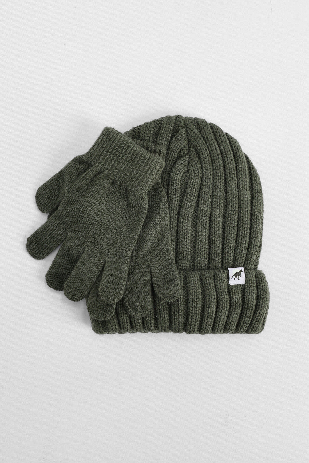 Pre-Boys Pom Pom Beanie & Glove Set - Navy
