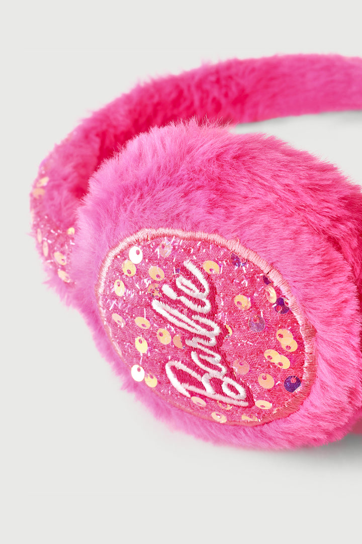 Pre-Girls Barbie Earmuffs - Pink