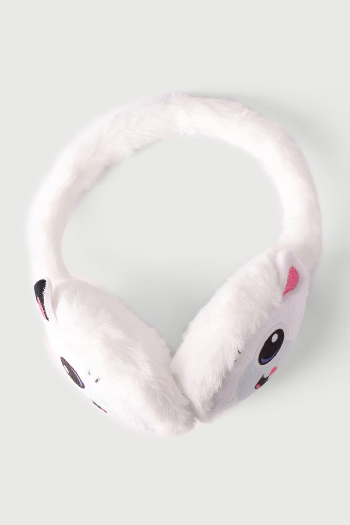 Pre-Girls Gabby's Dollhouse Earmuffs - White
