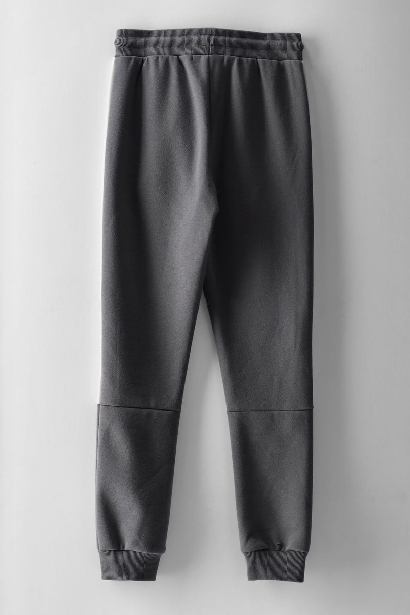 Boys Colour Block Jogger - Charcoal/Green