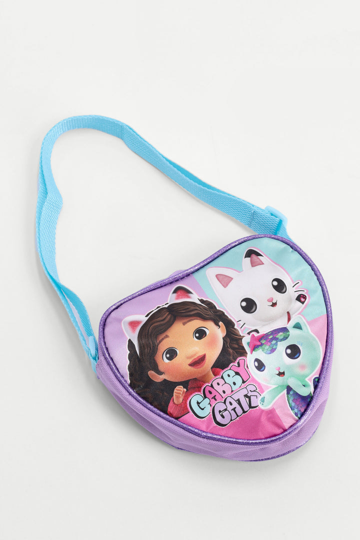Gabby Cats Heart Sling Bag - Turquoise