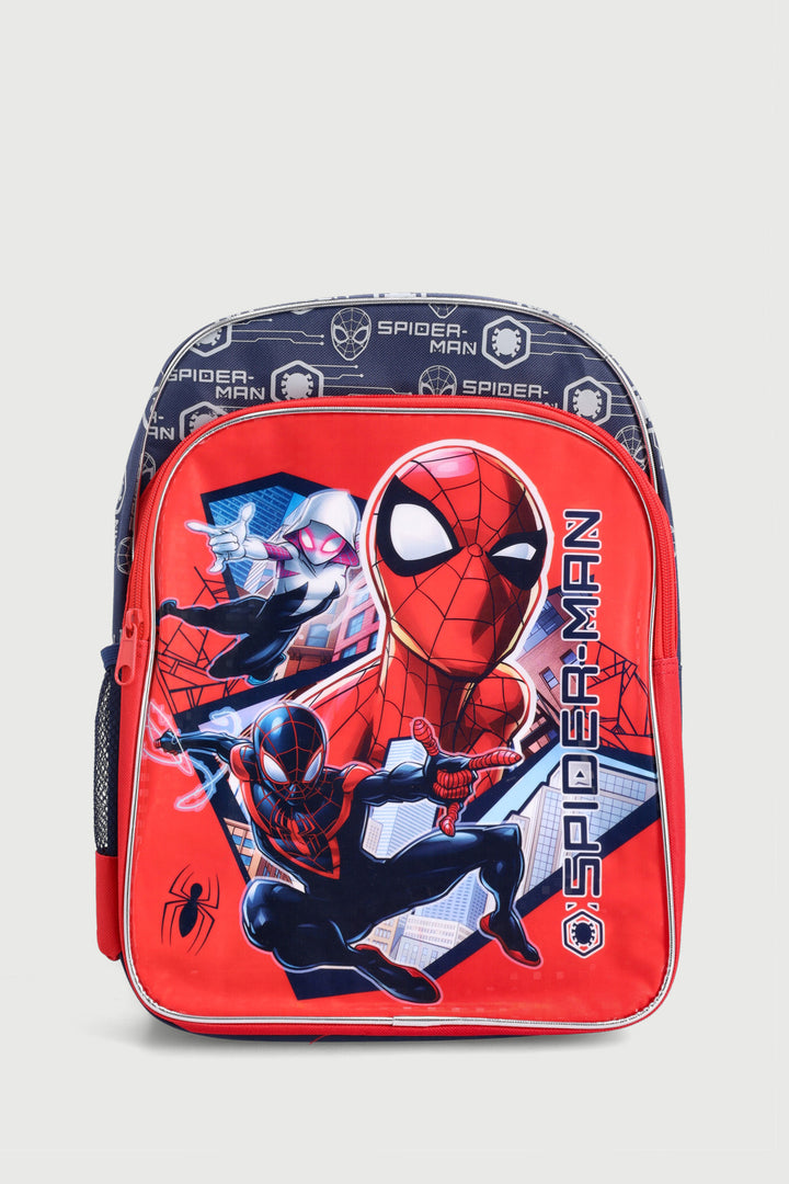 Pre-Boys Spiderman Backpack - Red