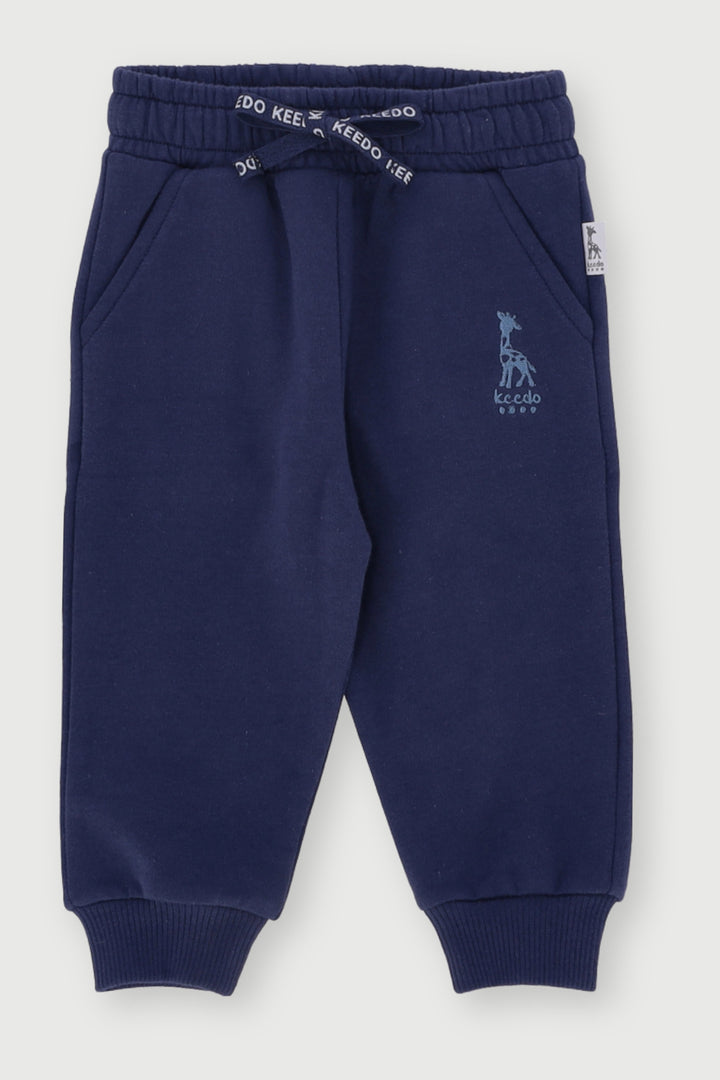 Keedo Baby Boys Core Fleece Jogger - Navy