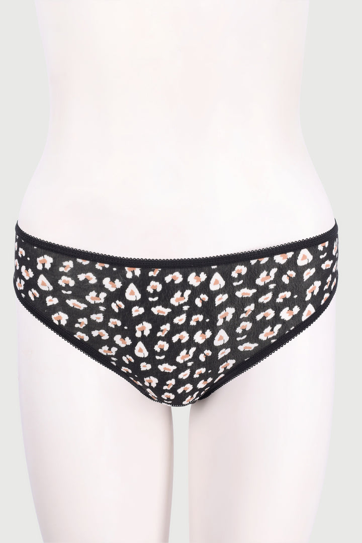 5 Pack Cheetah Cotton Bikini Panty