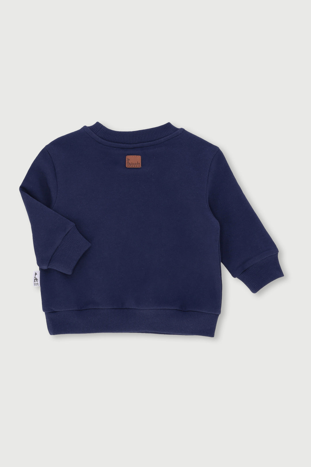 Keedo Baby Boys Core Fleece Sweater  - Navy