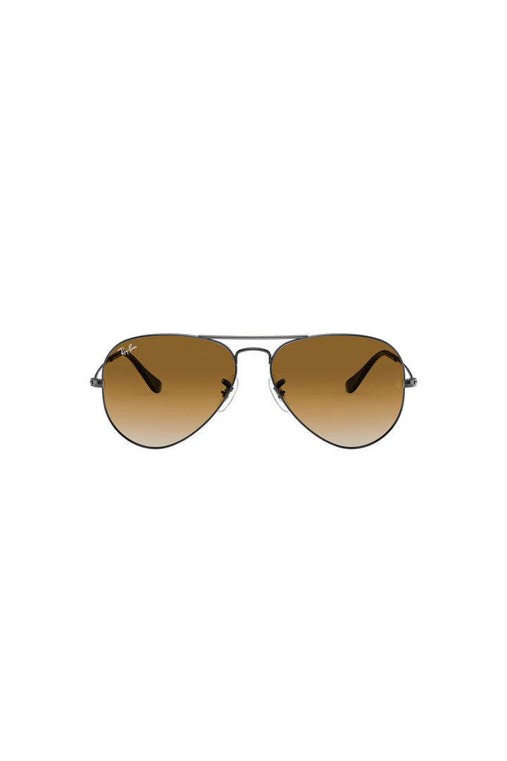 Aviator Gradient Sunglasses - Yellow/Gunmetal Grey