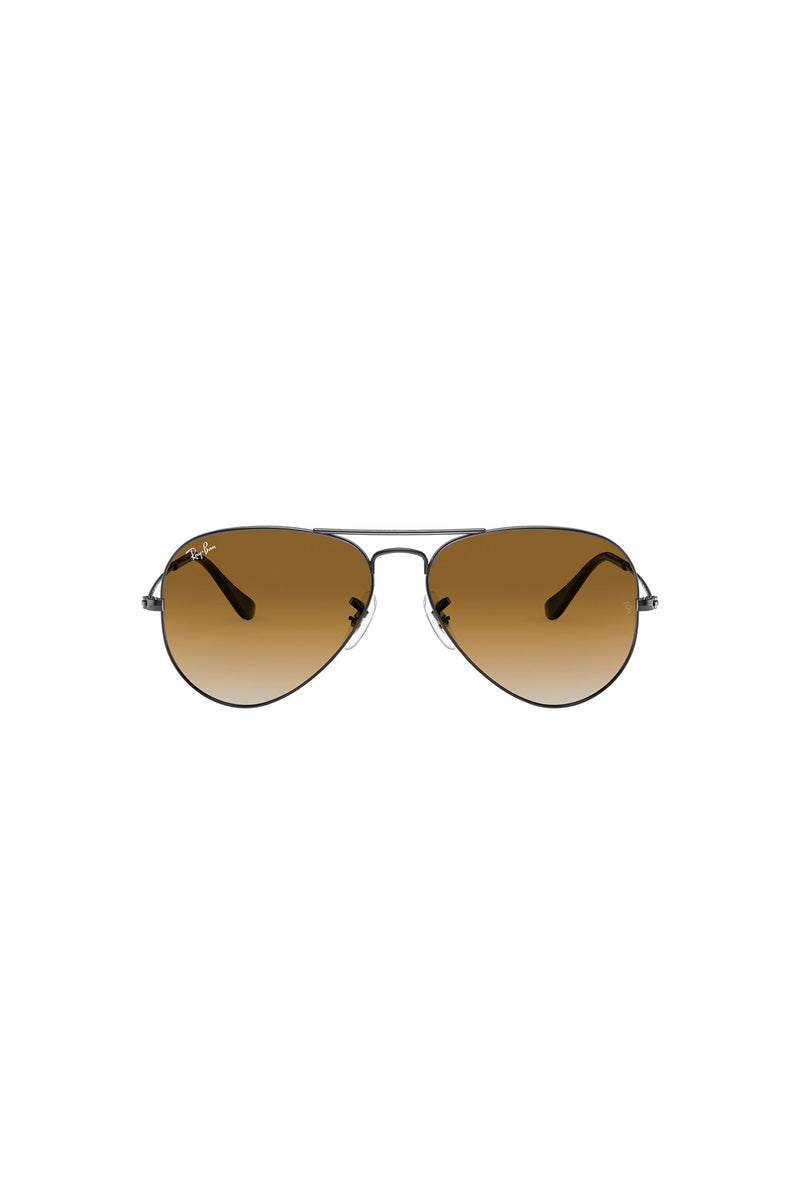 Aviator Gradient Sunglasses - Yellow/Gunmetal Grey