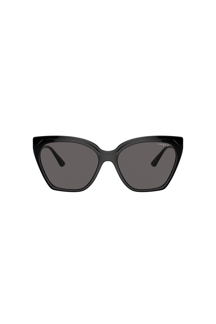 Solid Cat Eye Sunglasses - Black