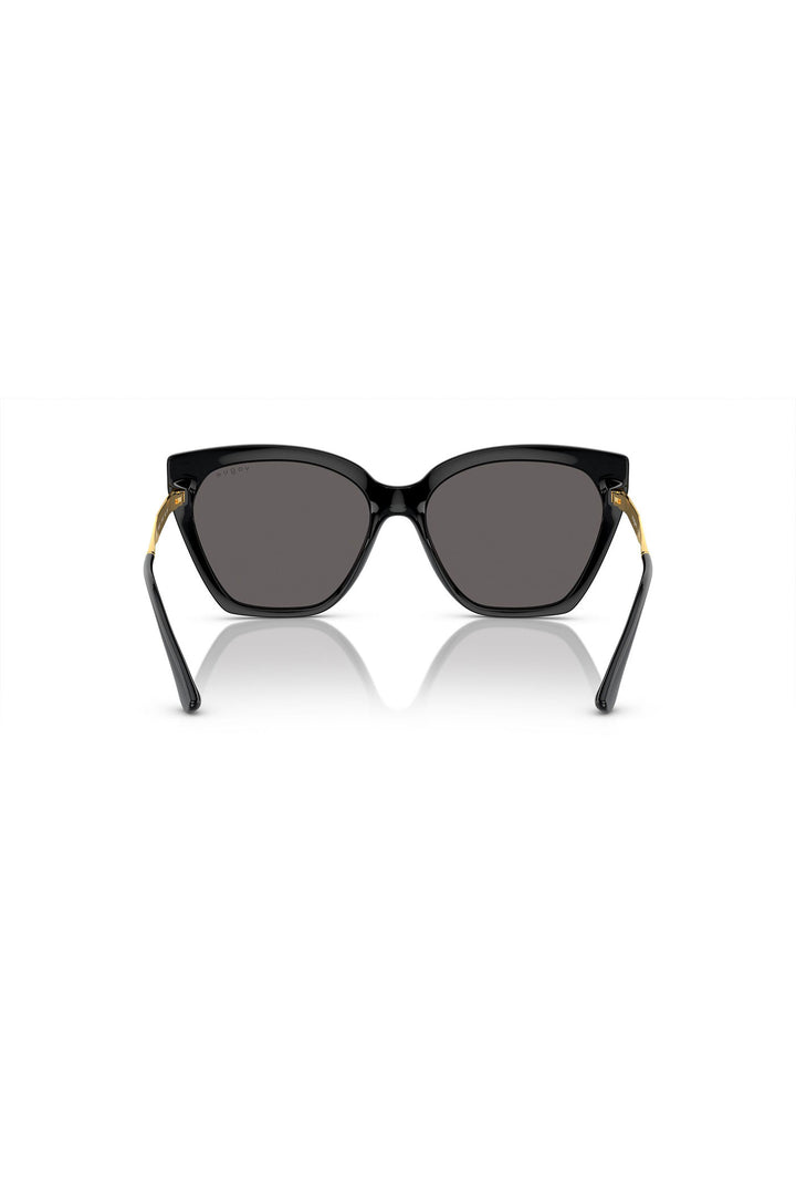 Solid Cat Eye Sunglasses - Black