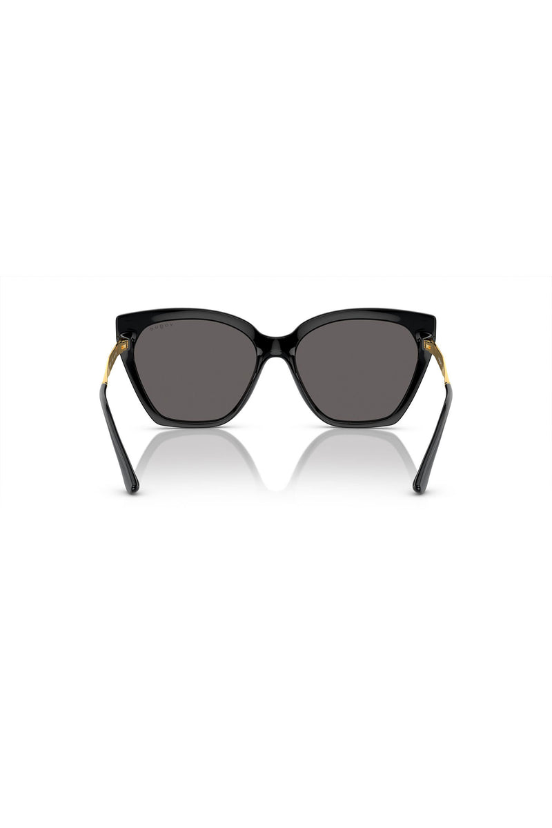 Solid Cat Eye Sunglasses - Black