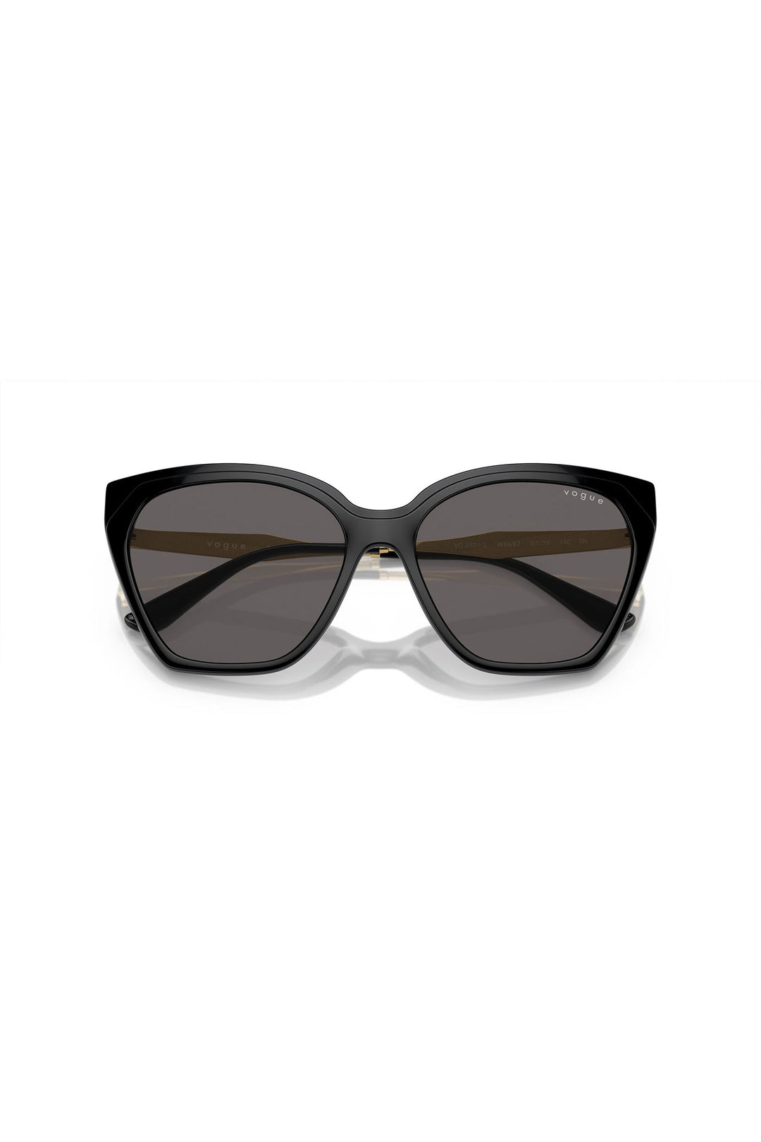 Solid Cat Eye Sunglasses - Black