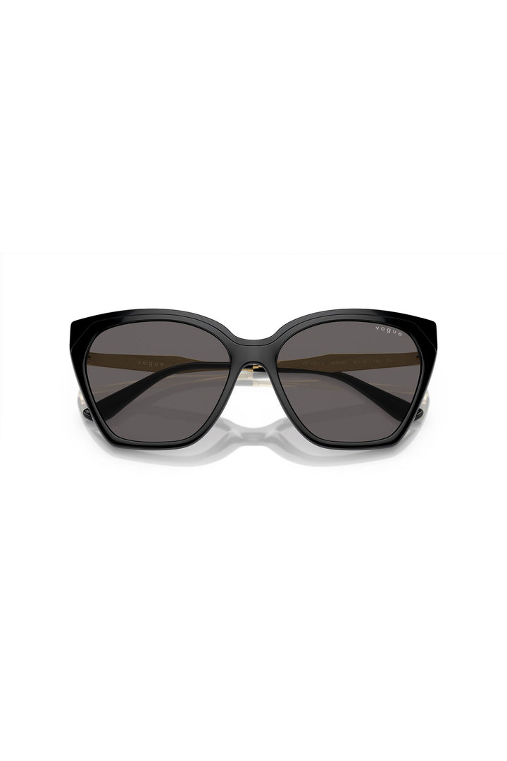 Solid Cat Eye Sunglasses - Black