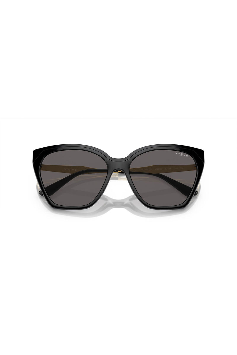 Solid Cat Eye Sunglasses - Black
