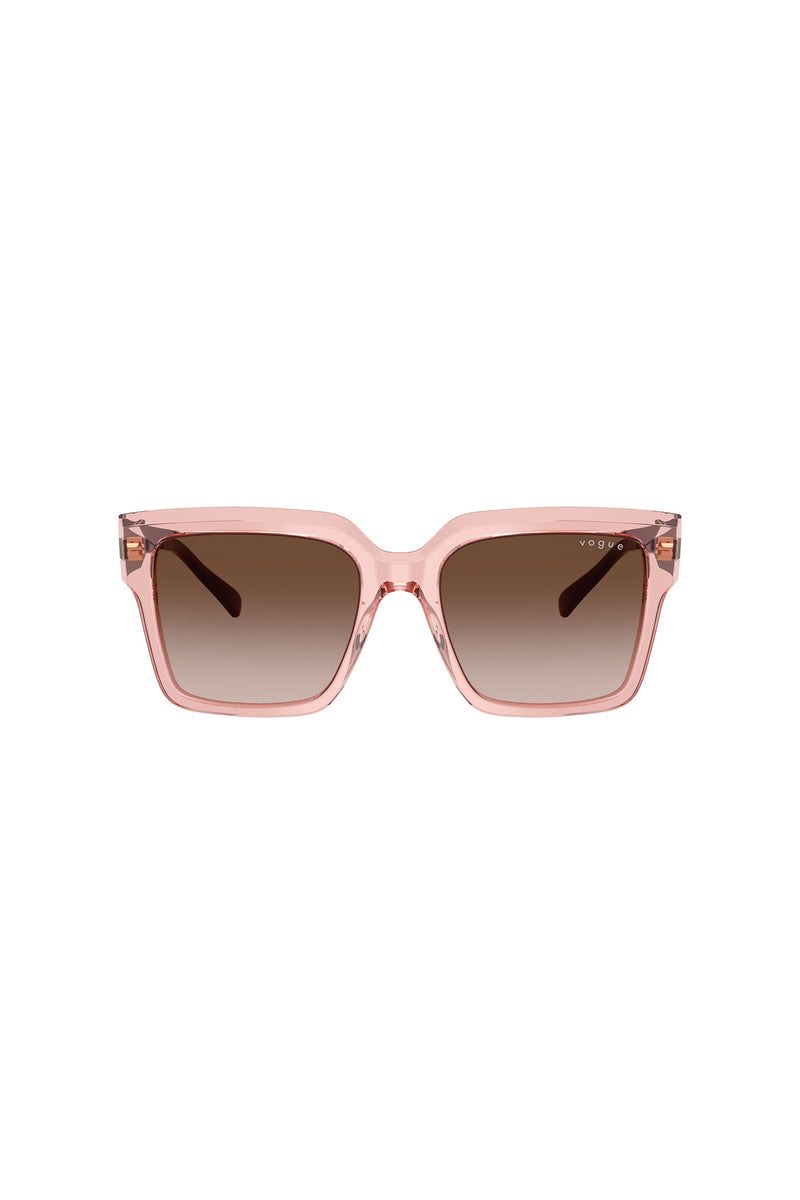 Large Square Frame Sunglasses - Pink