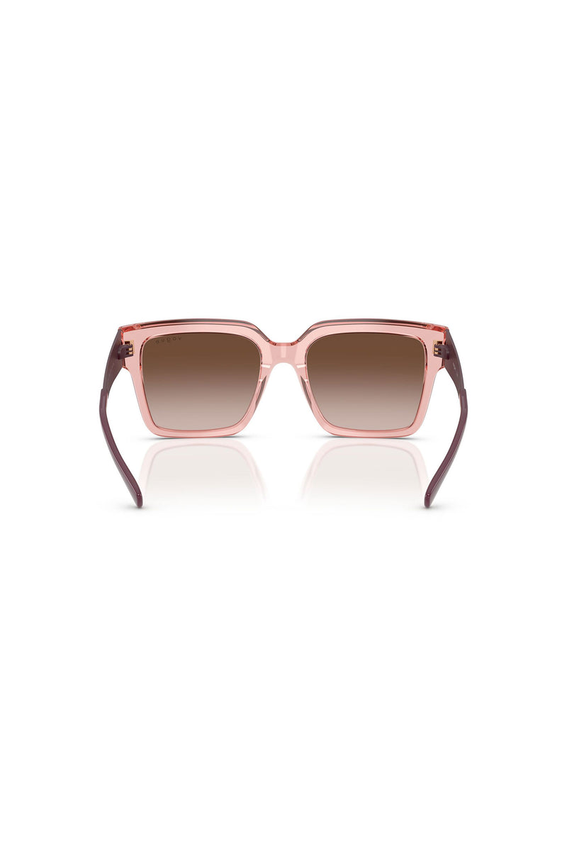 Large Square Frame Sunglasses - Pink