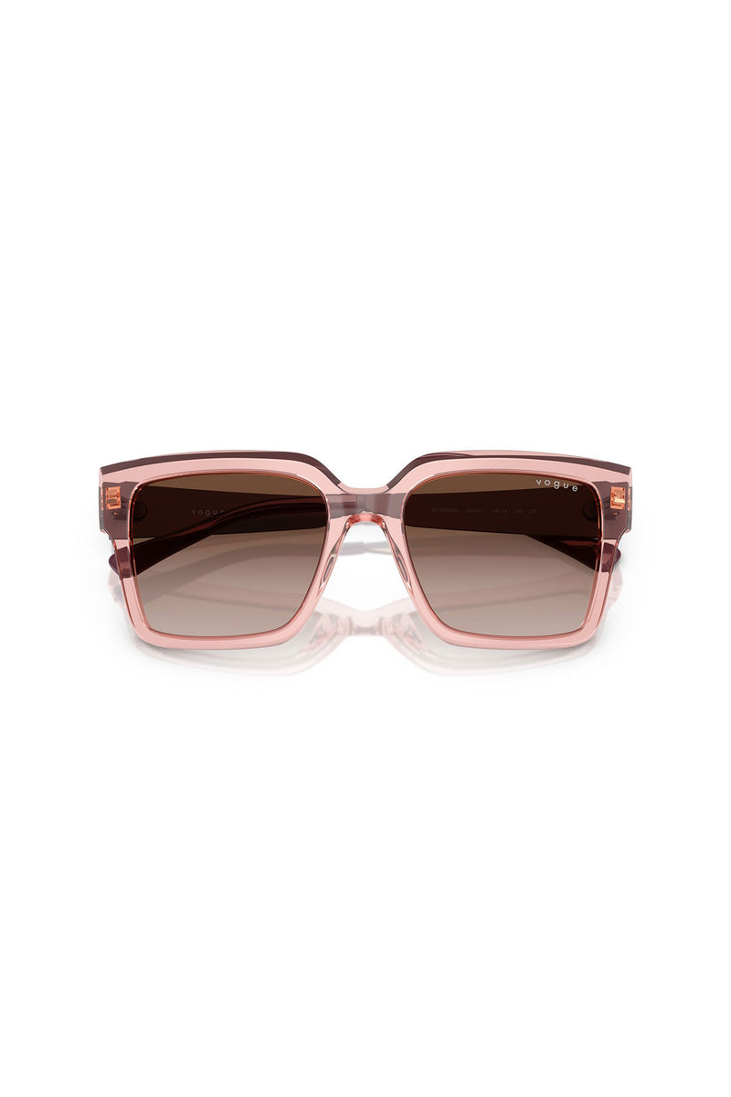 Large Square Frame Sunglasses - Pink