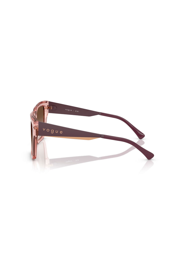 Large Square Frame Sunglasses - Pink