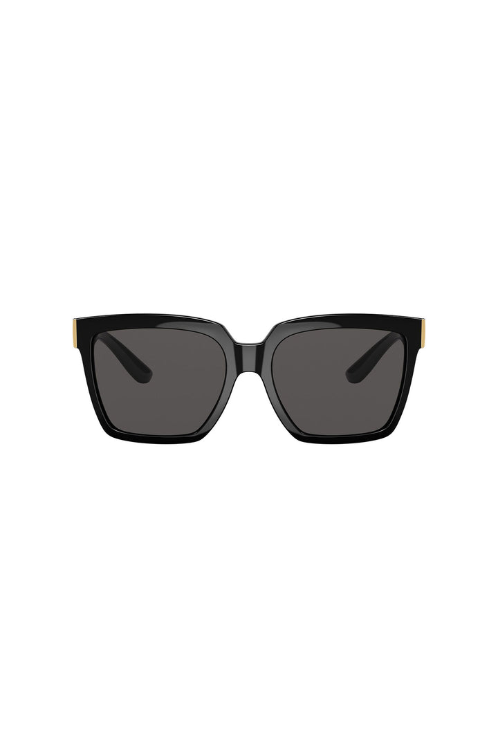 Square Frame Sunglasses - Black