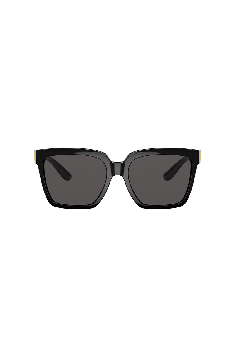 Square Frame Sunglasses - Black