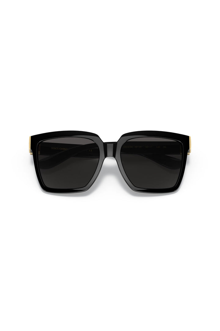 Square Frame Sunglasses - Black