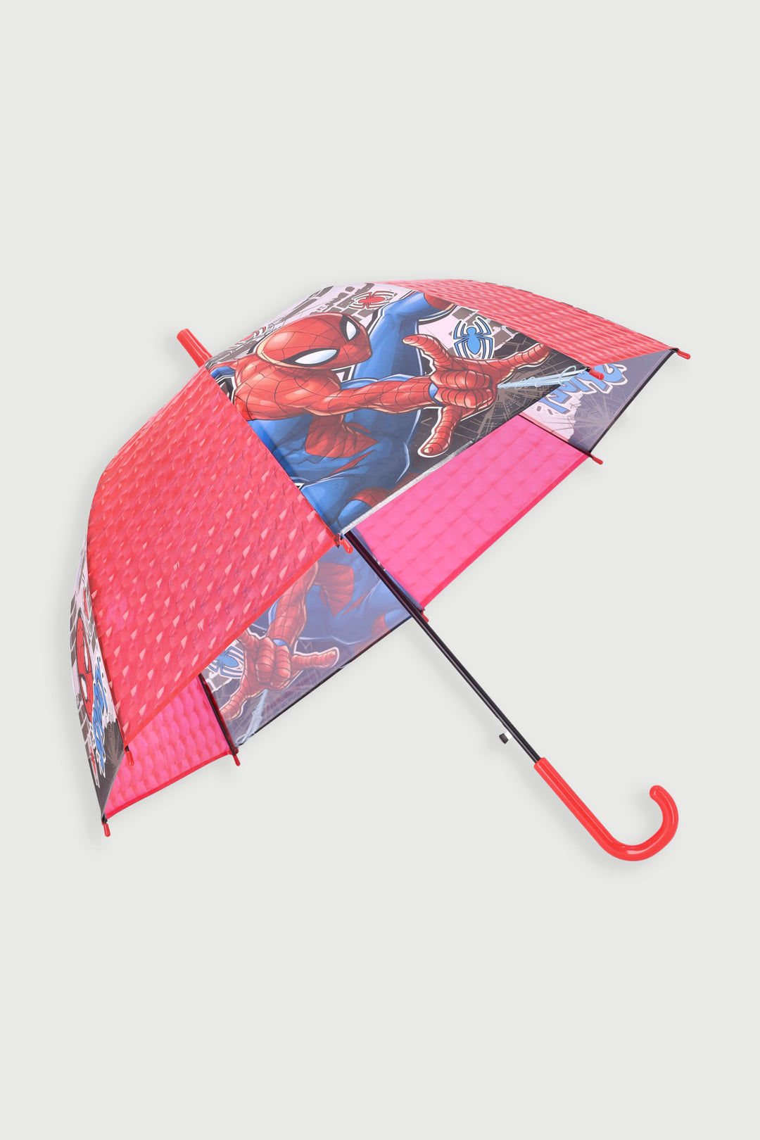 Pre-Boys Spiderman Umbrella - Red/Black