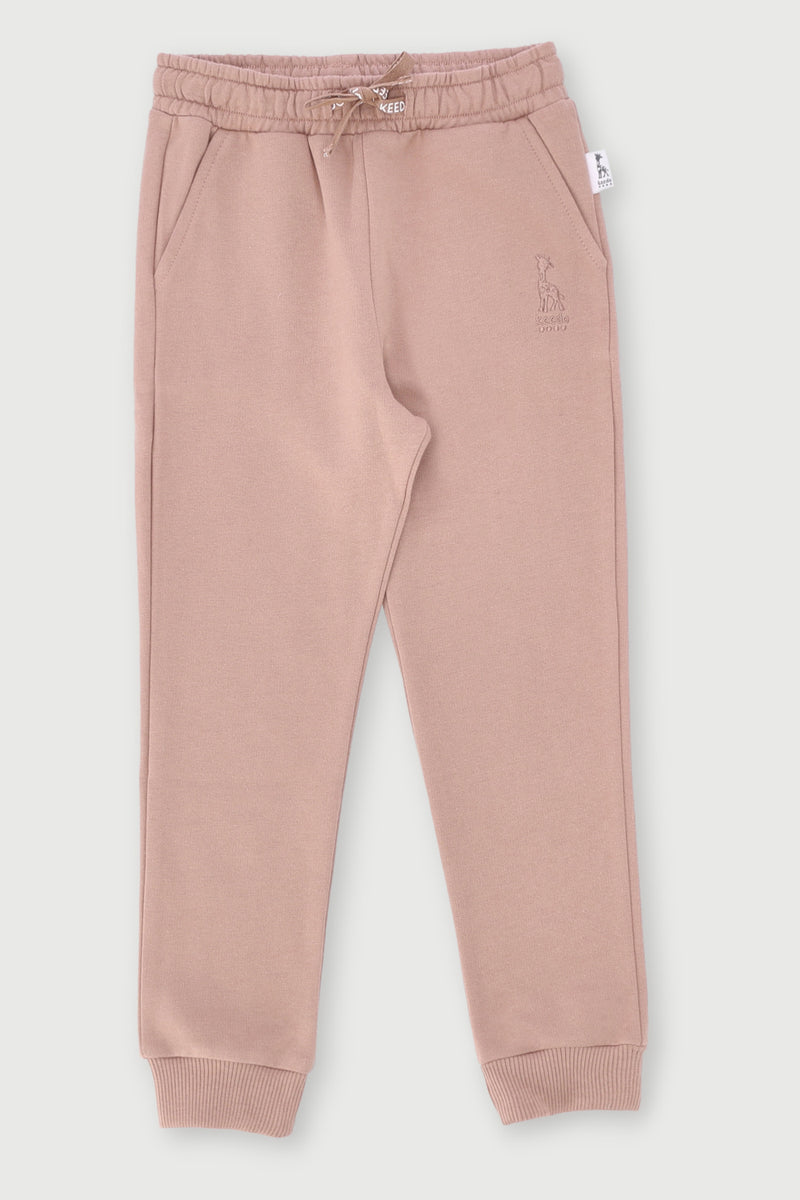 Keedo Boys Core Fleece Jogger - Taupe