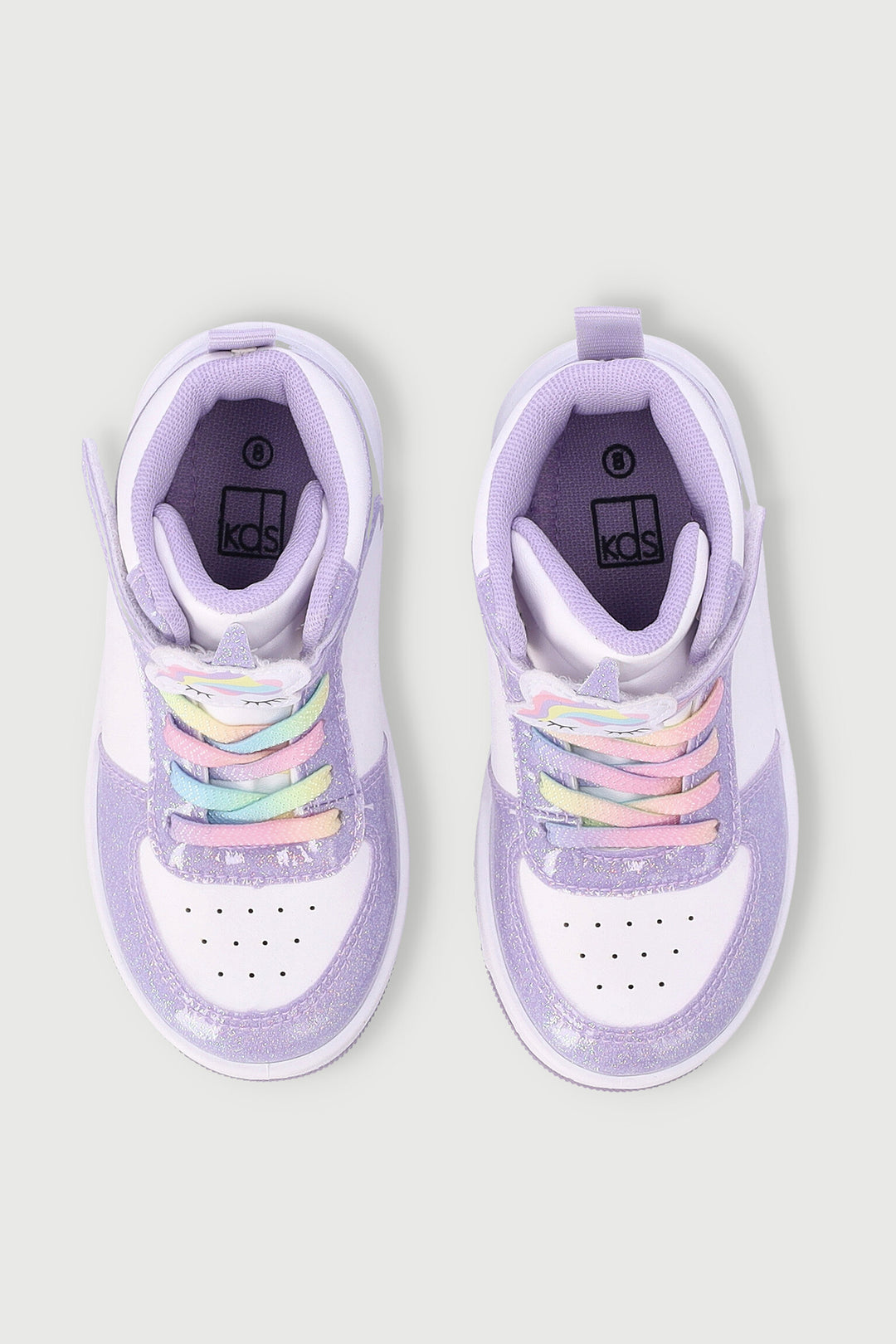 Pre-Girls Unicorn Hitop Sneaker - Lilac